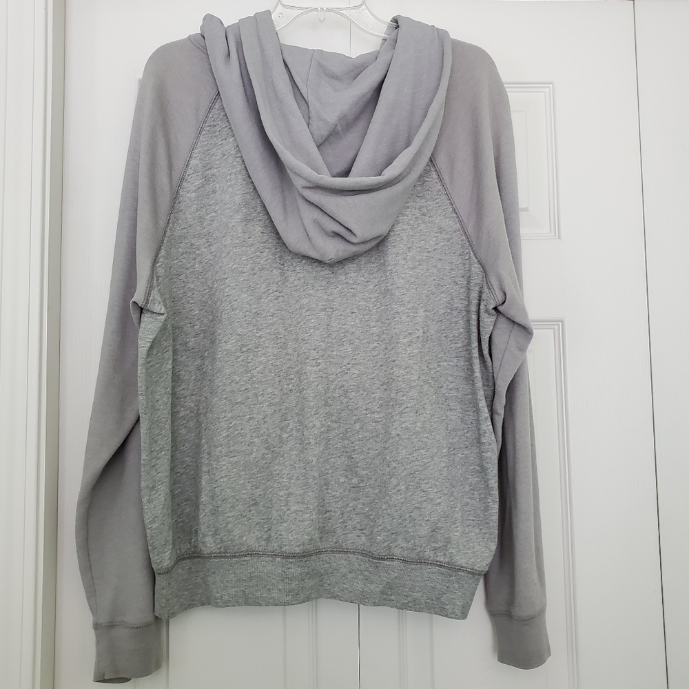 Grey PINK Zip-Up Sweatshirt - Picture 2 of 6